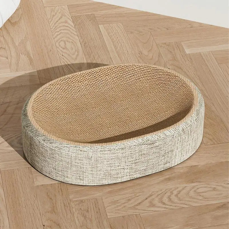 Cat Scratcher Bed Sisal Ronde Vorm Cat Scratch Pads Cat Scratcher Lounge Bed Dierbenodigdheden Kerst Huisdiercadeaus voor Meubelbescherming(Aardbei Cat Scratcher Bed Sisal Ronde Vorm Cat Scratch Pads Cat Scratcher Lounge Bed Dierbenodigdheden Kerst Huisdiercadeaus voor Meubelbescherming(Aardbei